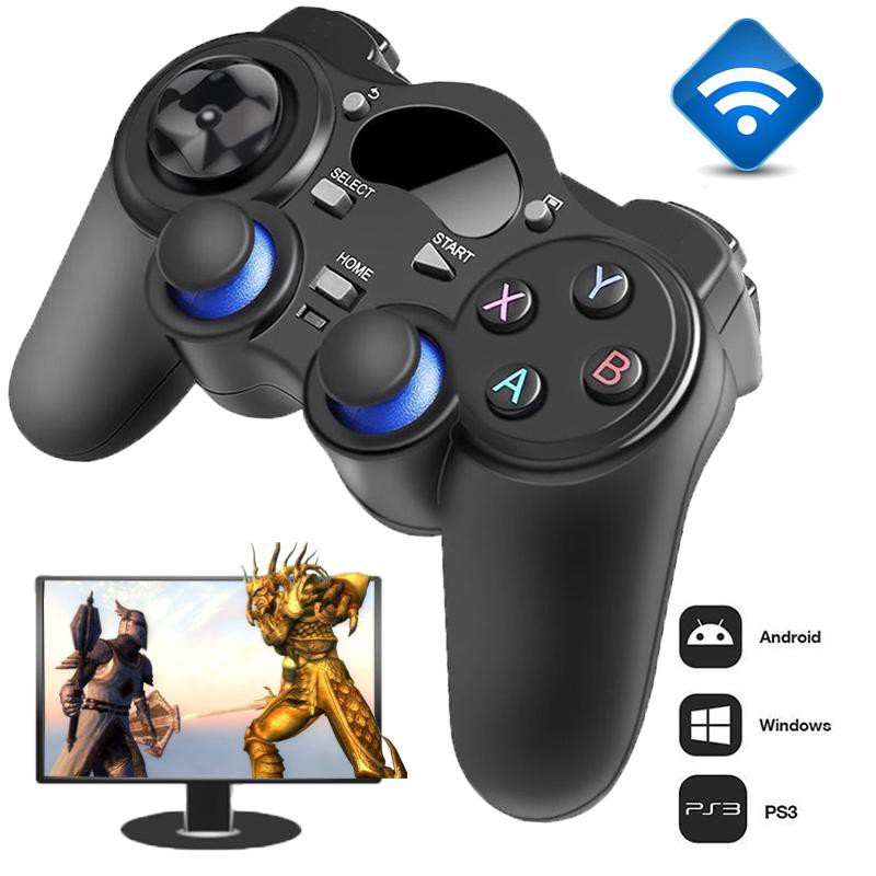 Tay cầm chơi game PC / Laptop / Điện Thoại / TV Android / TV Box - không dây USB Bluetooth 2.4G bảo hành 12 tháng