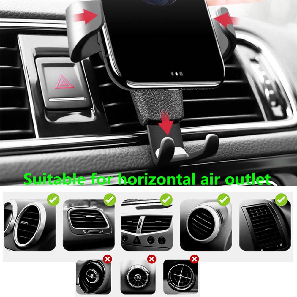 Giá Đỡ Điện Thoại / Máy Tính Bảng Màu Đen Linh Hoạt Di Động Tiện Dụng Cho Xe Hơi