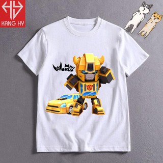 RẺ VÔ ĐỊCH- (HOT) Áo Thun Skin Robot  Mới Cực Ngầu Nhân Vật Mini Word Hero Team Vải Cotton 4 chiều F103