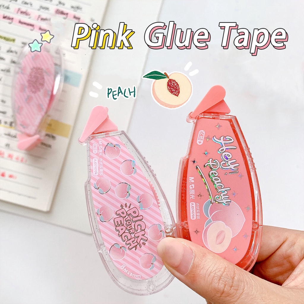 M&amp;G Băng Keo Hai Mặt Màu Hồng Dành Cho Học Sinh / Văn Phòng