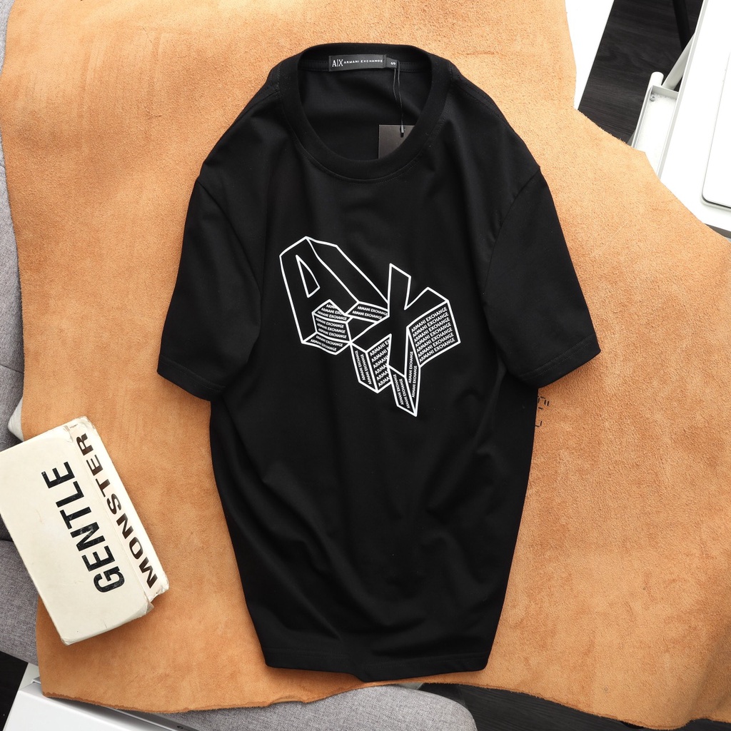 Áo Thun Phông Nam Nữ Oversize Unisex Logo A/X Tee Cotton Premium Form Rộng Tay Ngắn NICEMENAX3