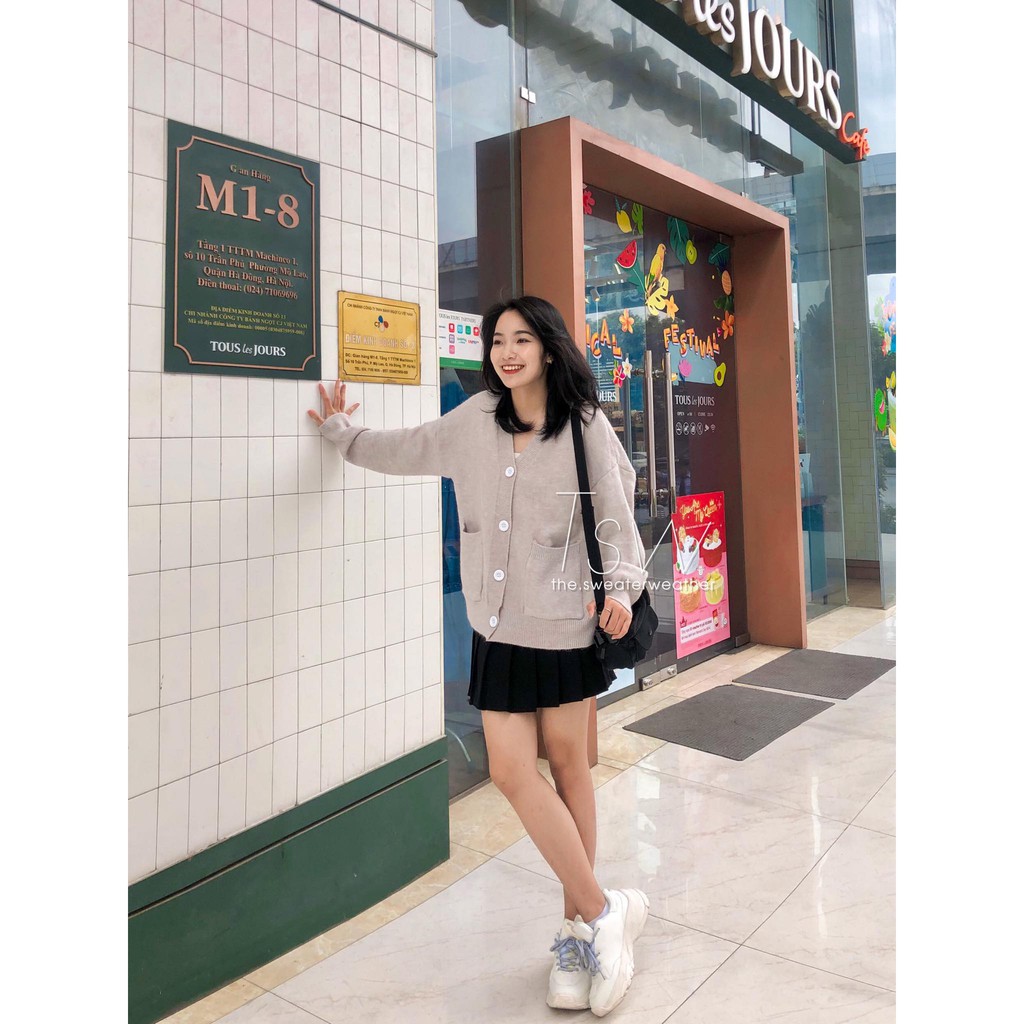 Áo cardigan len mịn cài cúc 002 | BigBuy360 - bigbuy360.vn