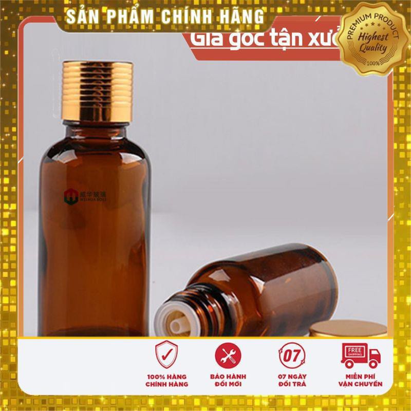 Lọ Chiết Serum ❤ TRÙM SỈ ❤ Lọ đựng tinh dầu nắp vặn vàng 15ml,20ml,30ml chiết serum , phụ kiện du lịch