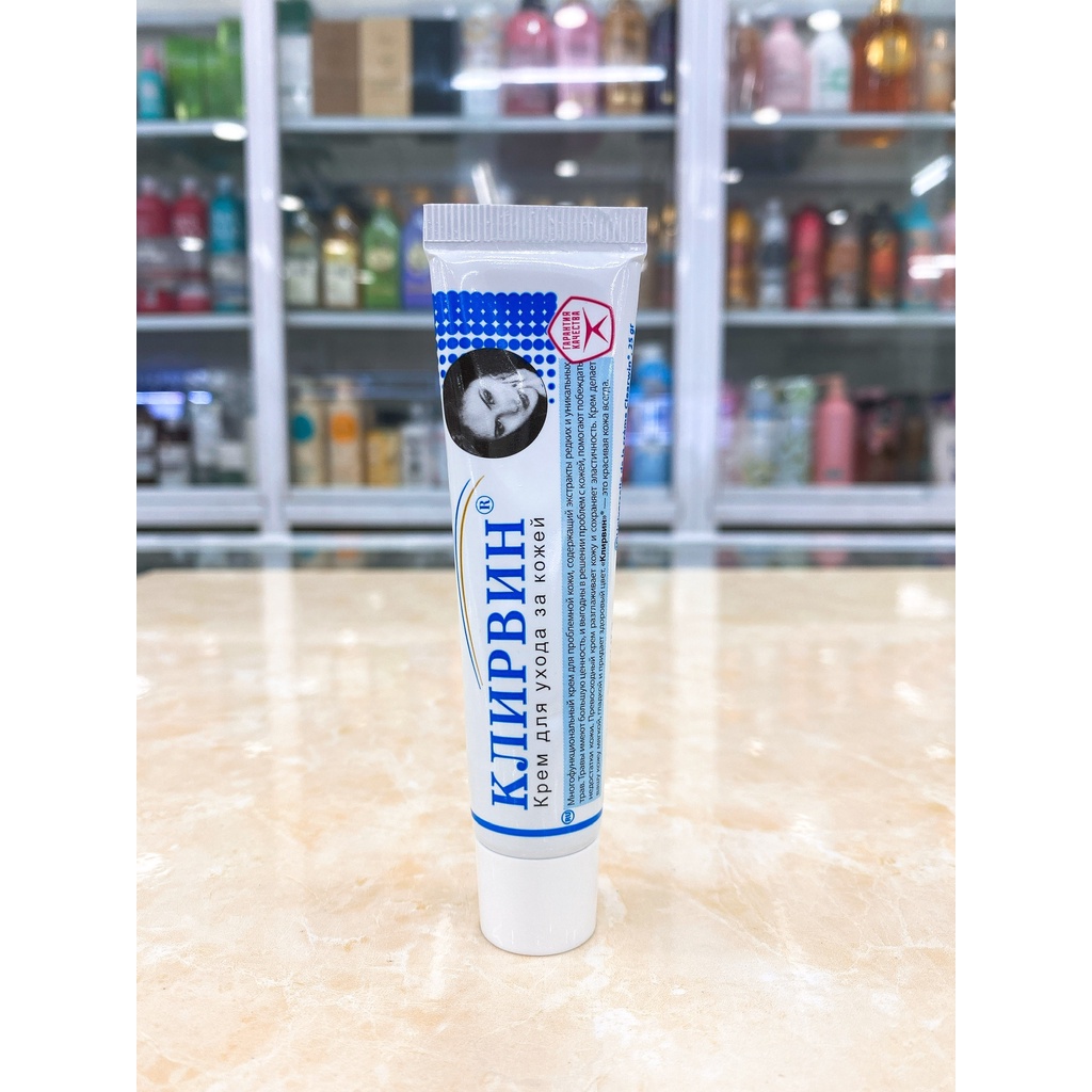 Kem Dưỡng Da Hỗ Trợ Làm Mờ Sẹo Mụn Rạn Klirvin Sản Xuất Tại Nga 25g
