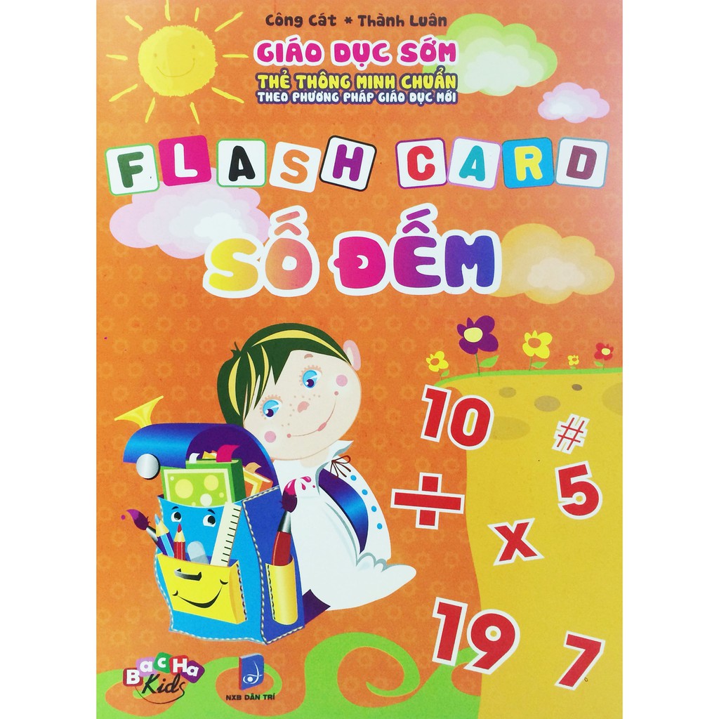 Flash Card Số Đếm - Giáo Dục Sớm - Thẻ thông minh chuẩn theo phương pháp giáo dục mới