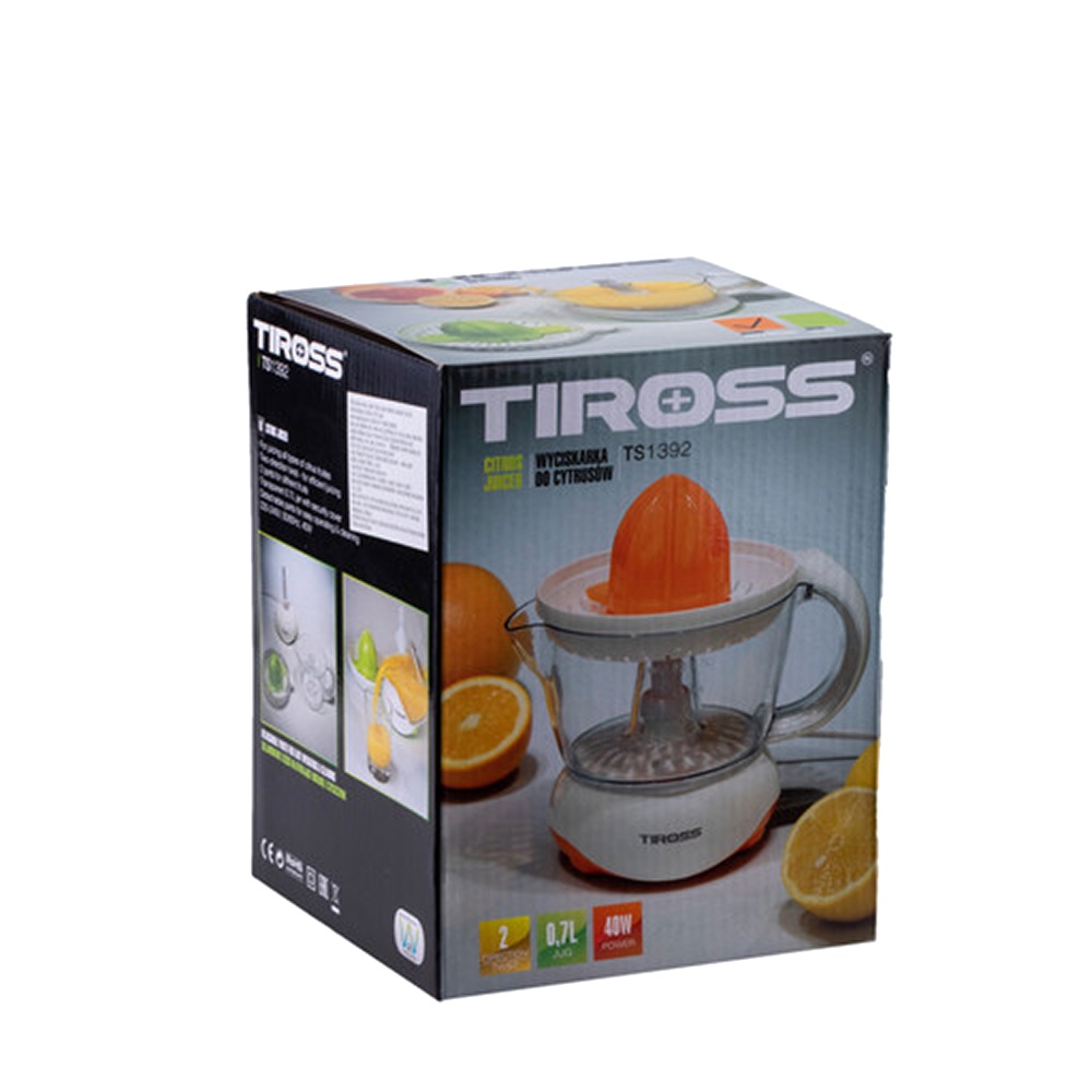 Máy Vắt Cam Tiross TS1392, Thương Hiệu Ba Lan, Vắt Kiệt Nước, Dễ Vệ Sinh, Bảo Hành 12 Tháng