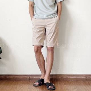 Quần short cotton cạp chun