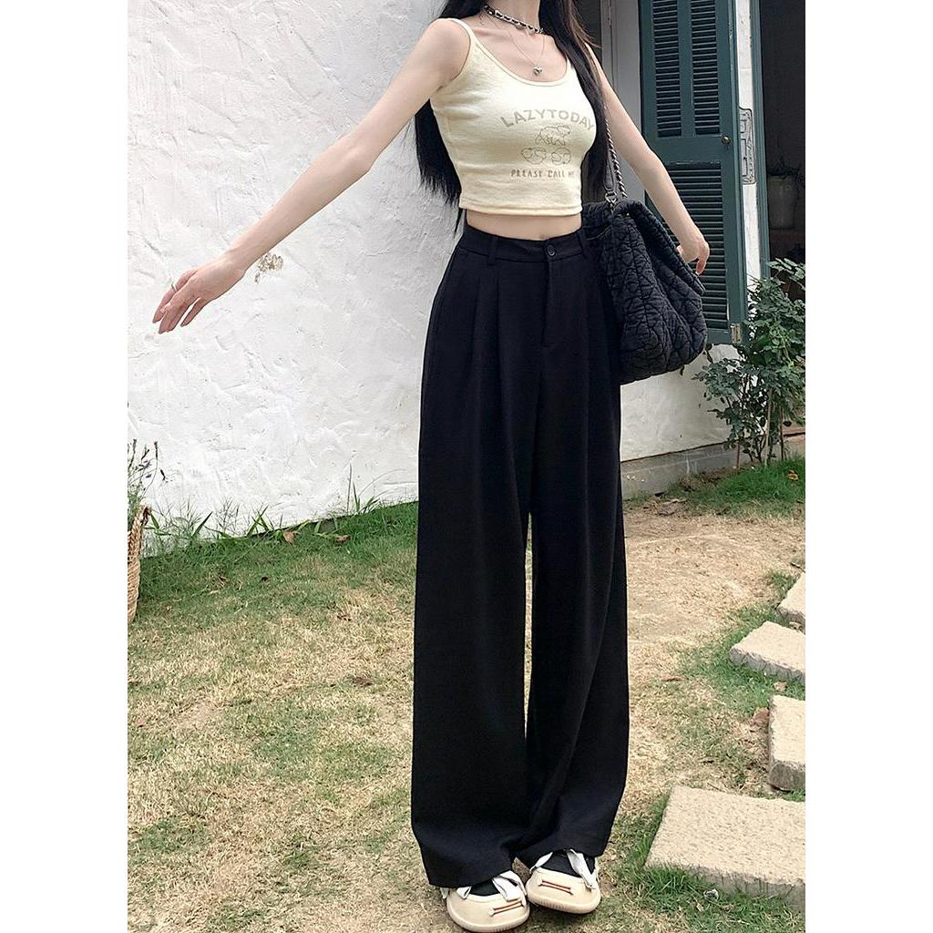 Quần Ống Rộng Cạp Cao Phong Cách Mới Mùa Hè 62343