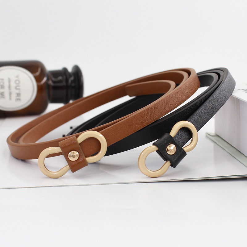 Thắt lưng da bản nhỏ khóa đồng đẹp TTL 187