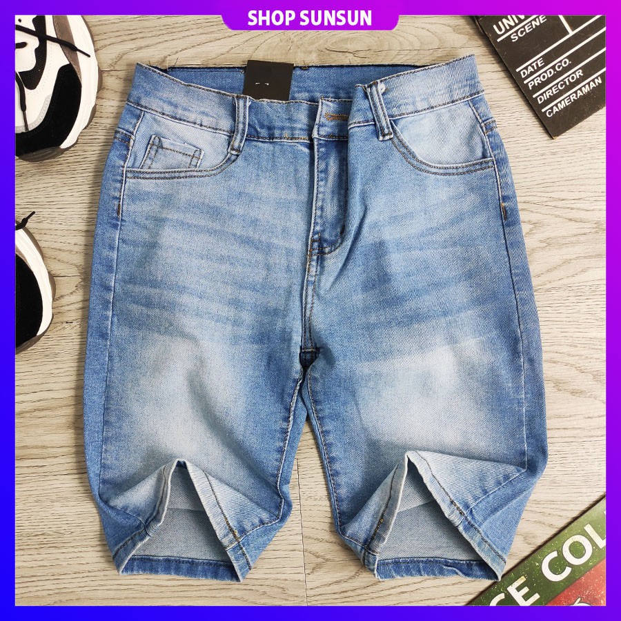 Quần short nam xám đen ⭐ FREESHIP ⭐ SS808 shop Sunsun chuyên quần sọt jean nam