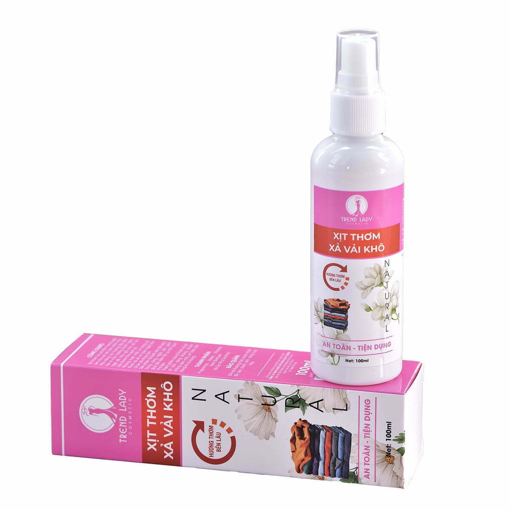Xịt thơm quần áo nước xả vải khô Trend Lady 100ml - Hàng chính hãng