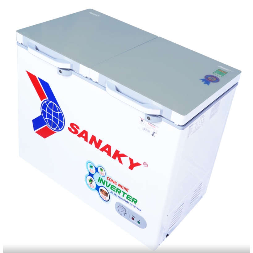 VH-2599A4K MIỄN PHÍ CÔNG LẮP ĐẶT Tủ Đông mặt kính cường lực Sanaky VH-2599A4K