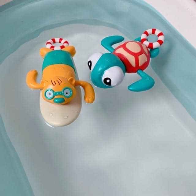 Đồ chơi nhà tắm rùa, gấu bơi lội