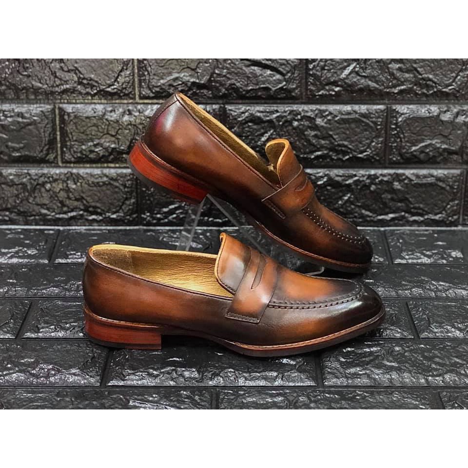 Giày tây patina cao cấp