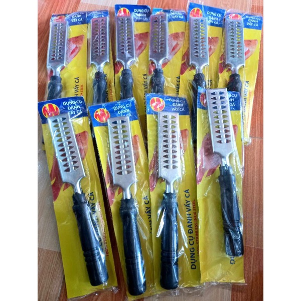 Dụng Cụ Đánh Vảy Cá Lưỡi Inox 100%