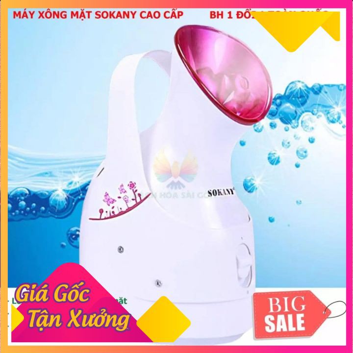 Máy Xông Hơi Mặt cao cấp Sokany - tạo hơi nóng giữ ẩm, làm sạch sâu bên trong [ BH 6T ]