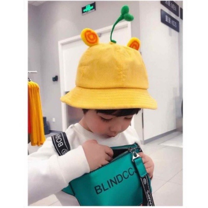 Nón bucket mầm cây hot trend thời trang dành cho người lớn và trẻ em