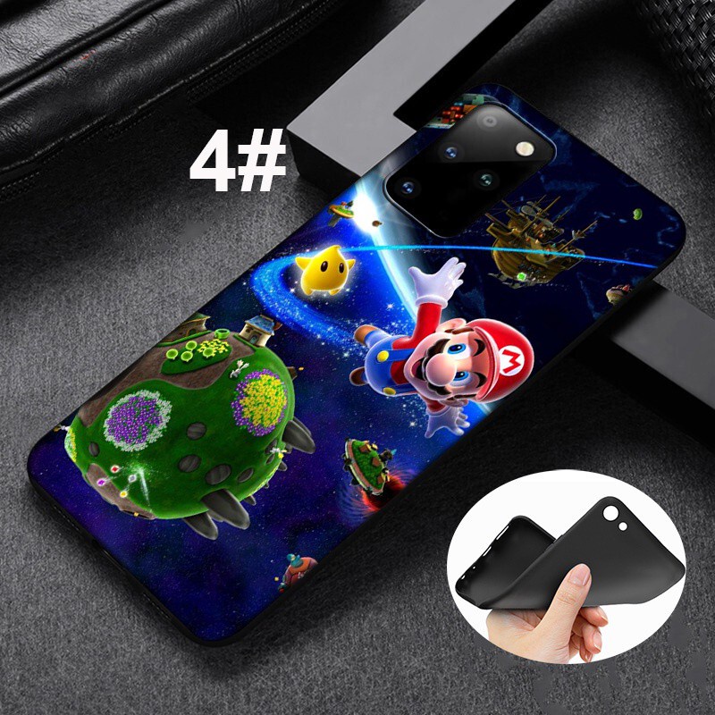 Samsung Galaxy S10 S9 S8 Plus S6 S7 Edge S10+ S9+ S8+ Soft Silicone Cover Phone Case Casing MD70 Super Mario