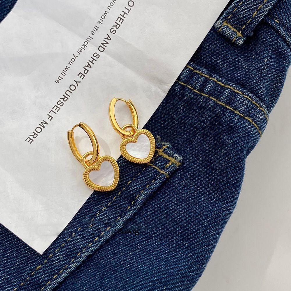 Khuyên Tai Hình Vỏ Sò Phong Cách Retro Ngọt Ngào Dễ Thương