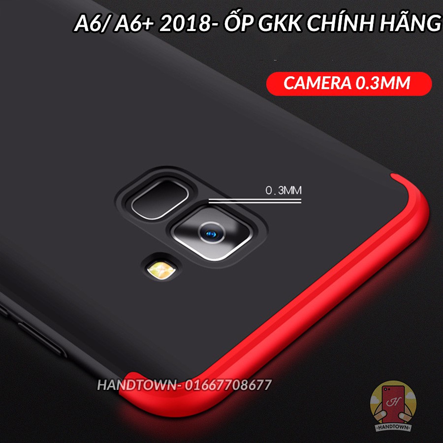 [CÓ SẴN] Ốp Samsung A6/A6 Plus 2018 _ Ốp lưng nhựa full cạnh chính hãng GKK 3 mảnh đặc biệt bảo vệ luôn mặt trước