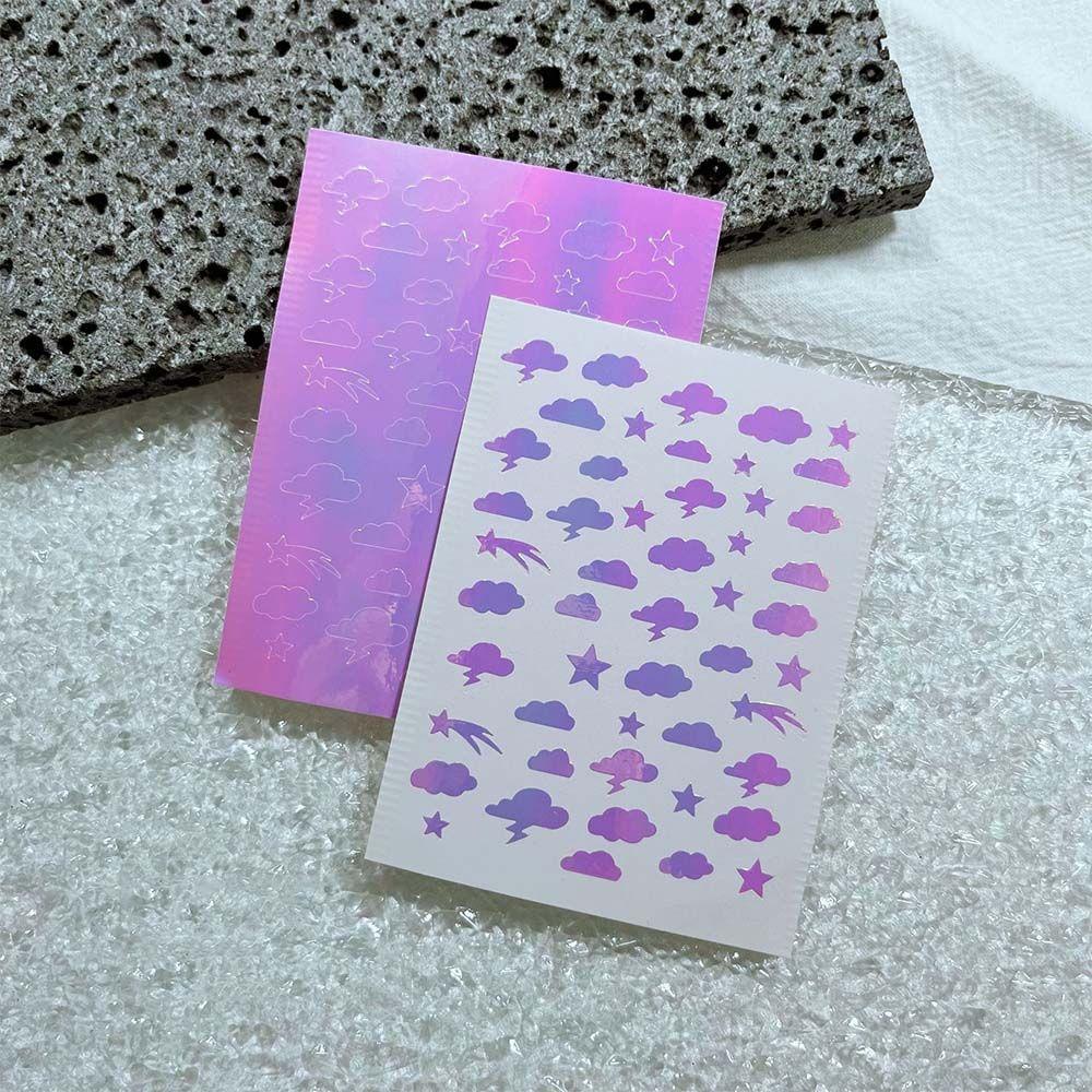 Miếng Dán Trang Trí Móng Tay Hình Hoa Tuyết Xinh Xắn