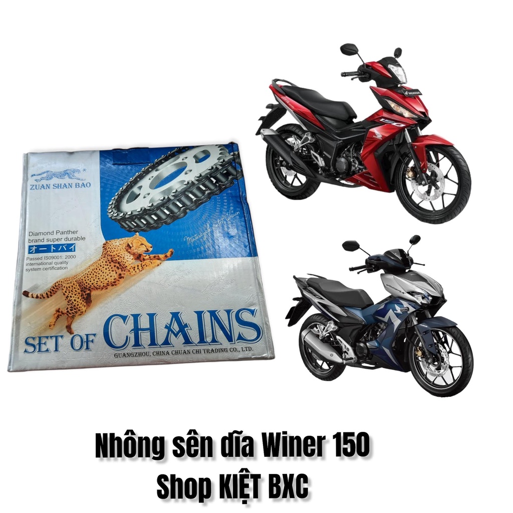 NHÔNG SÊN DĨA CHO XE WINER 150