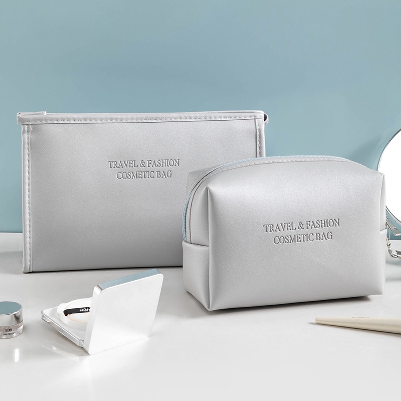 Túi Đựng Mỹ Phẩm Da PU Chống Thấm Nước Tiện Dụng Mang Đi Du Lịch