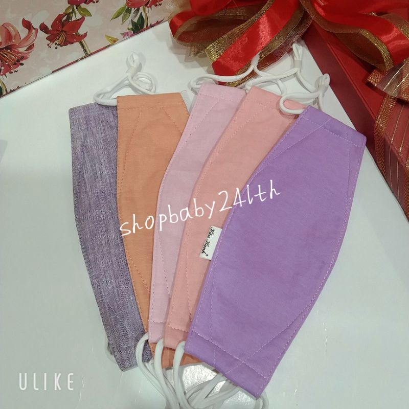 Khẩu trang vải 2 lớp cao cấp, khẩu trang cá 4D nhiều màu sắc, thoáng khí,thấm hút mồ hôi,chống nắng tốt,ảnh thật