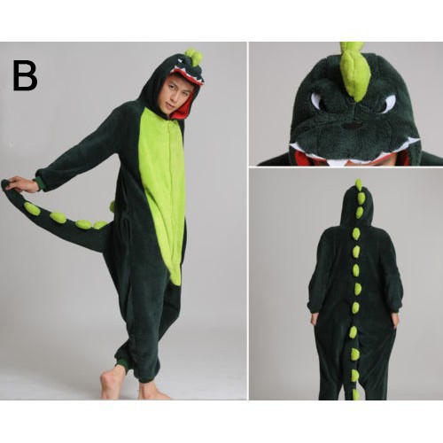 Đồ Ngủ Liền Cosplay Động Vật Hình Khủng Long Xanh | BigBuy360 - bigbuy360.vn