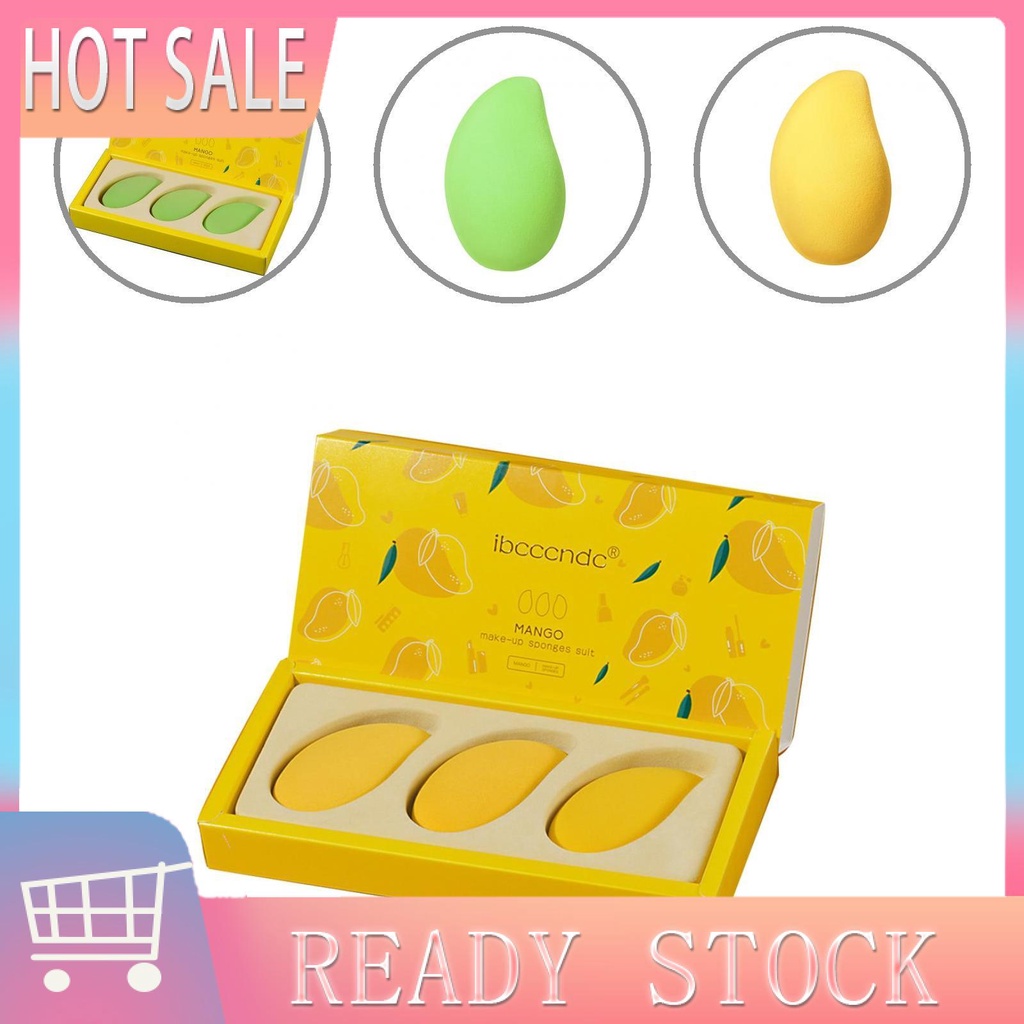 Set 3 mút trang điểm hình quả xoài độc đáo
 | BigBuy360 - bigbuy360.vn