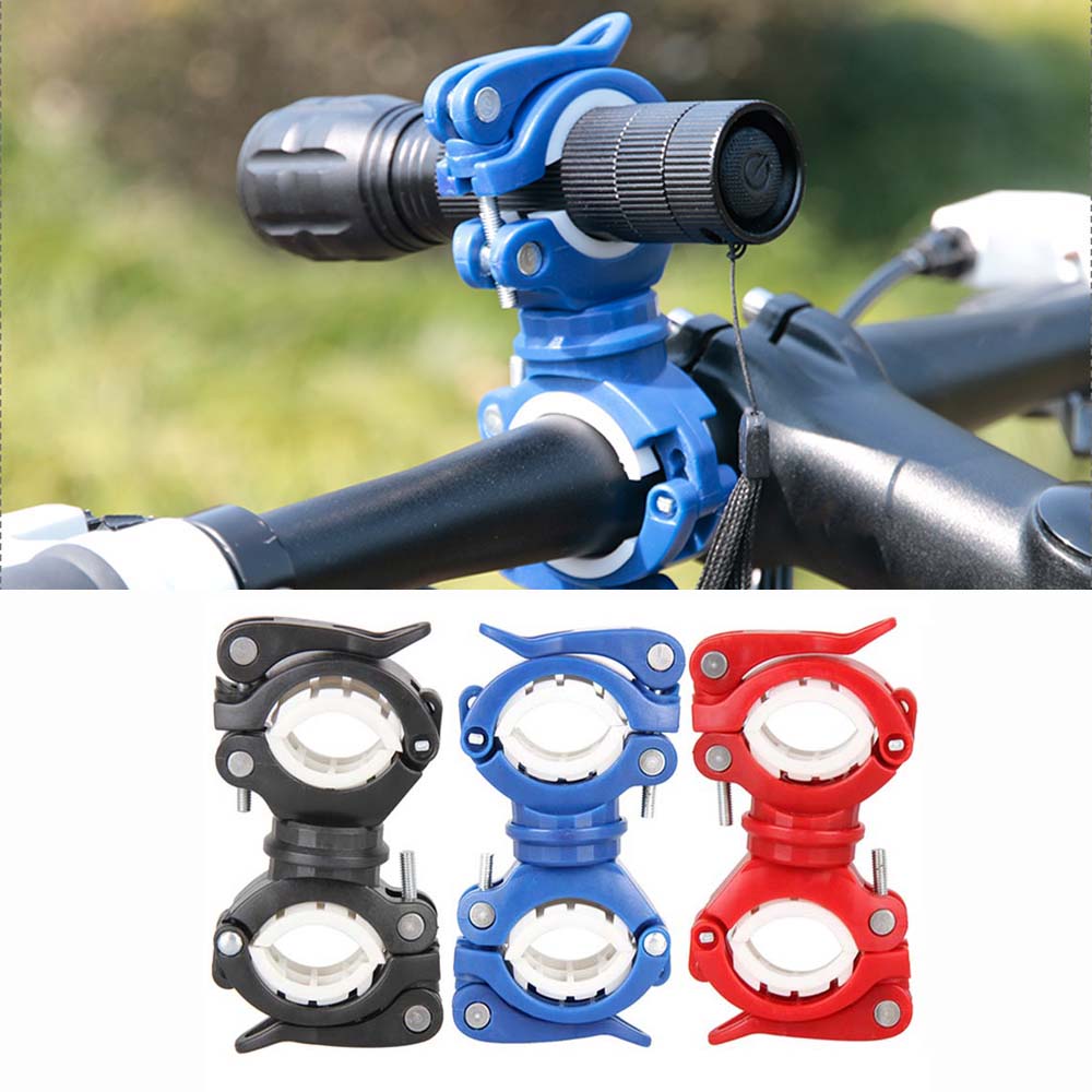 Kẹp Giữ Đèn Pin Xoay 360 Độ Cho Xe Đạp