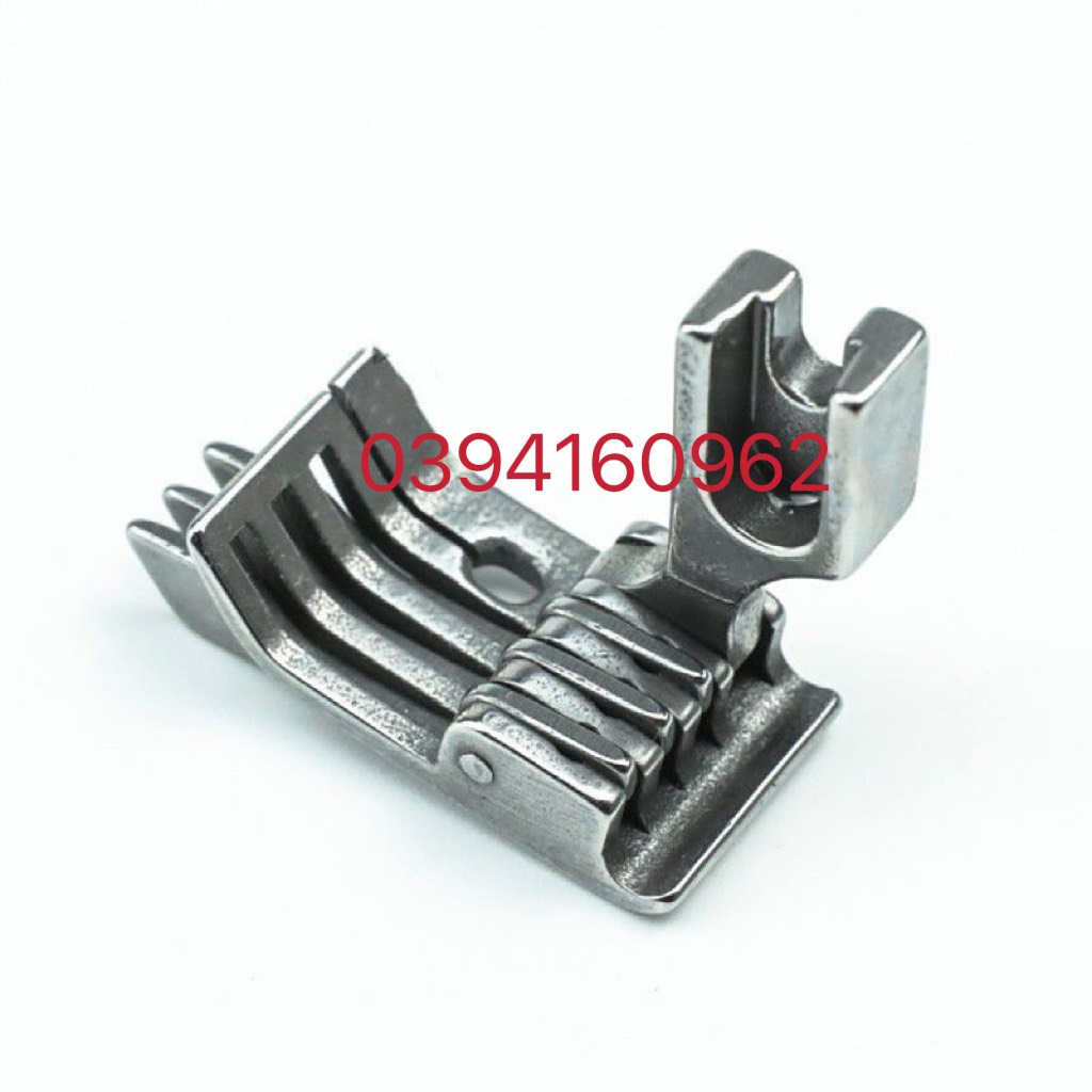 Chân vịt diễu mí 3 lưỡi gà may được 3 kích thước sử dụng cho máy may 1 kim công nghiệp