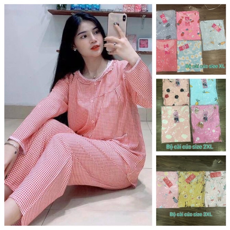 (SIZE ĐẠI )Bộ Bầu Pyjama lanh lụa có chun chỉnh bụng cho mẹ bầu và sau sinh (k có khóa ngưc)