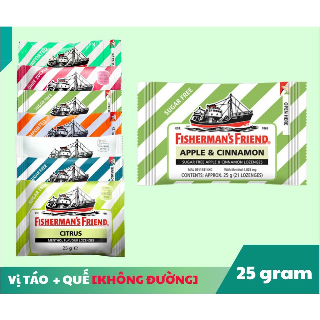 Kẹo Con Tàu Cay Fisherman's Friends