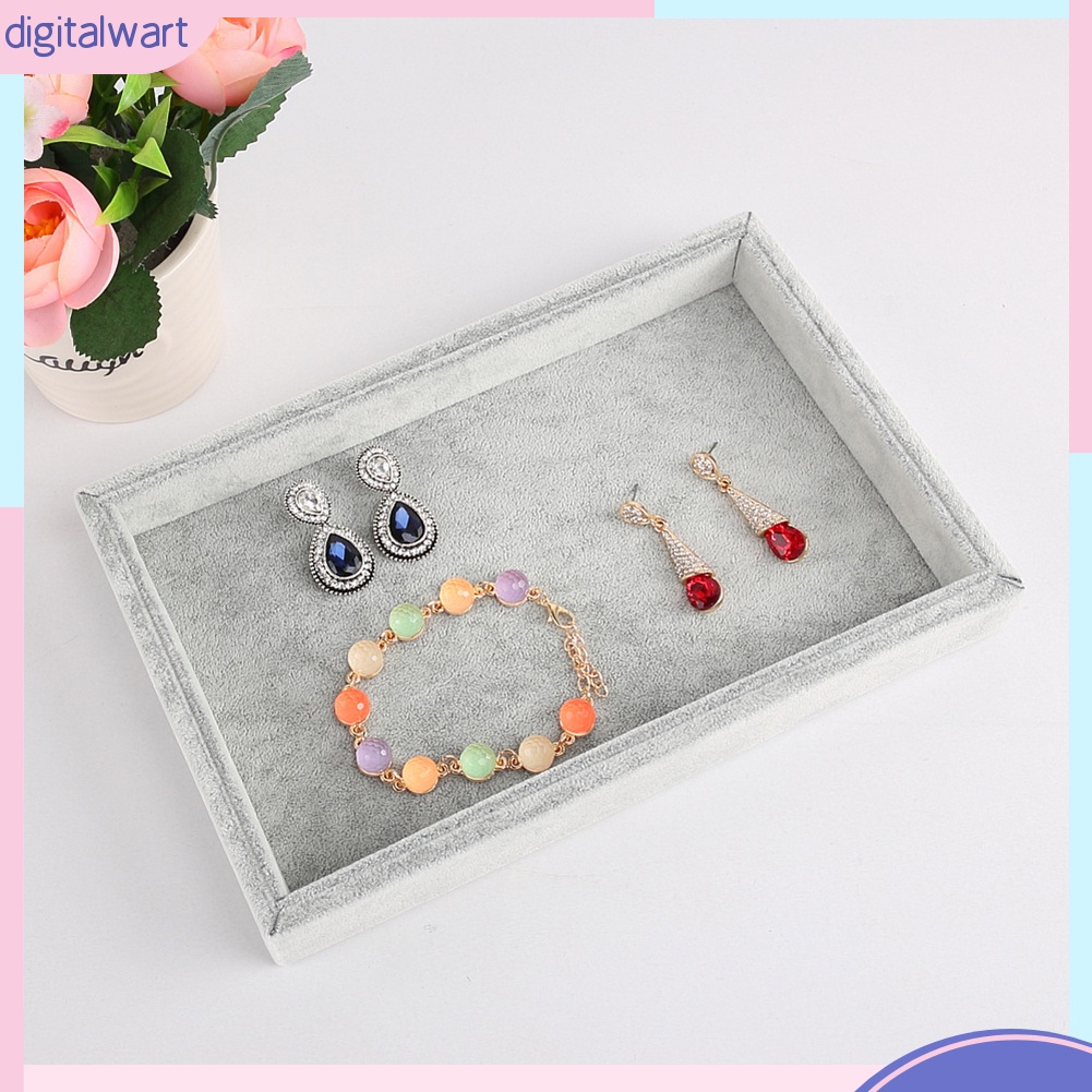 Khay đựng trang sức bằng vải nhung thời trang sang trọng