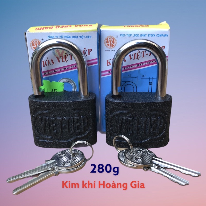 khoá Việt Tiệp 280g mã 1466/52 hàng Việt Nam chính hãng-khoá cổng cửa nhà chống trộm an toàn cho gia đình