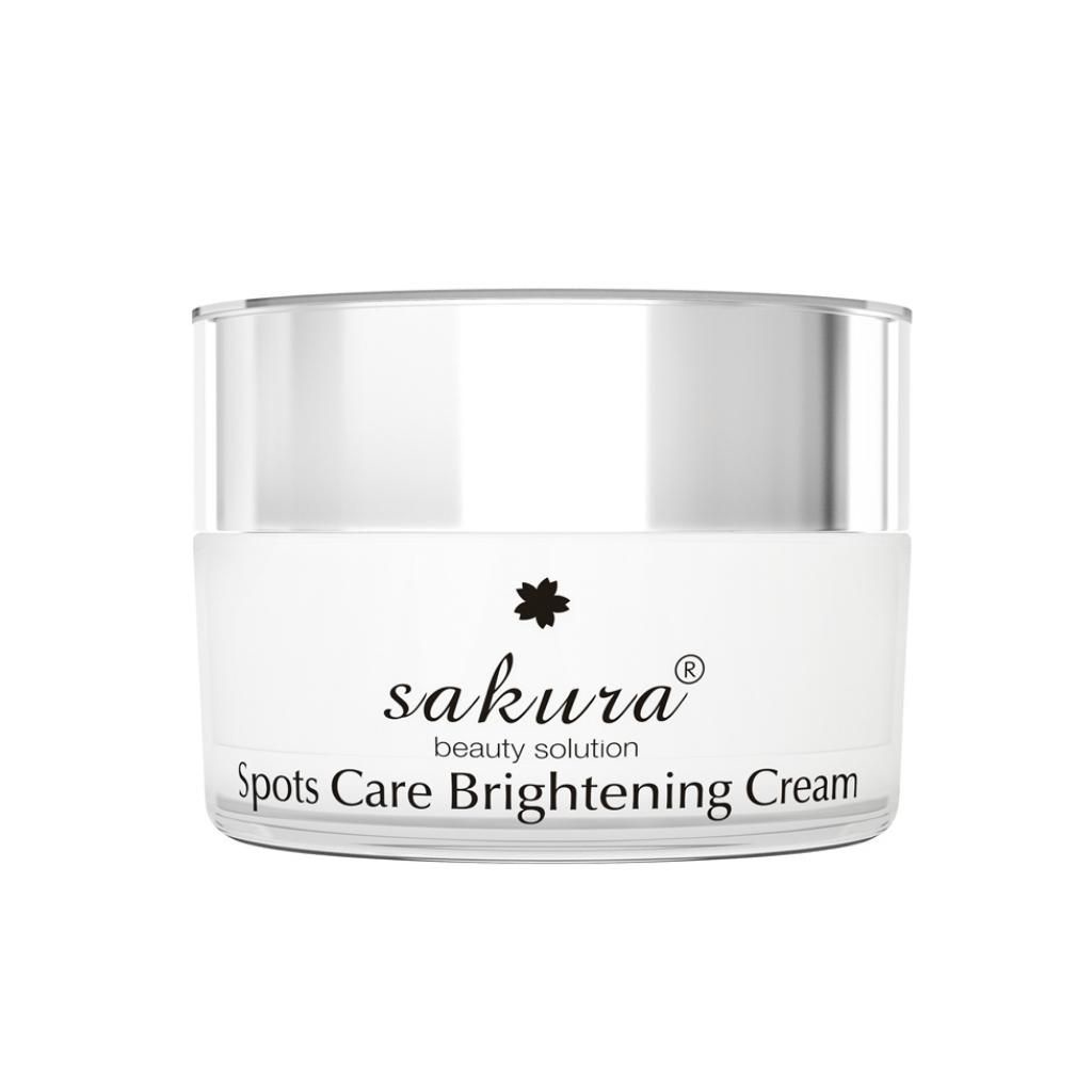 Kem Dưỡng Trắng Da Sakura Spots Care Brightening Cream Phục Hồi Hư Tổn, Ngừa Sạm Nám (Hộp 10g - 45g)