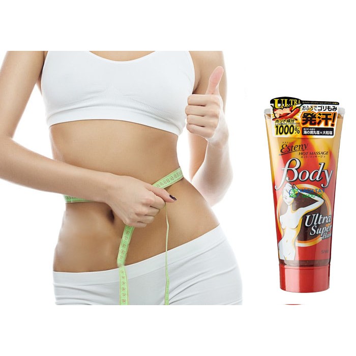 KEM TAN MỠ BỤNG ESTENY HOT BODY ULTRA SUPER HARD JAPAN 240G - HÀNG NỘI ĐỊA NHẬT