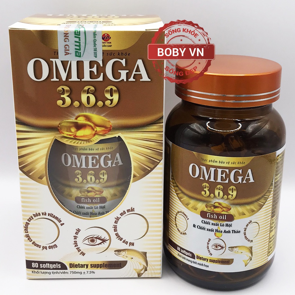 Omega 369 giảm mỏi mắt, mờ mắt, chống oxy hoá