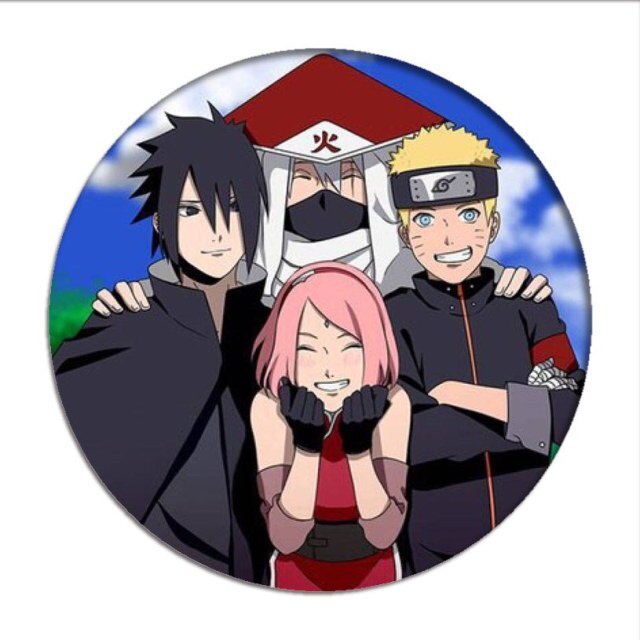 Huy hiệu IN HÌNH Naruto anime chibi dễ thương tiện lợi