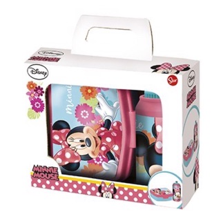 Hộp cơm kèm bình nước Minnie, Mickey . Car