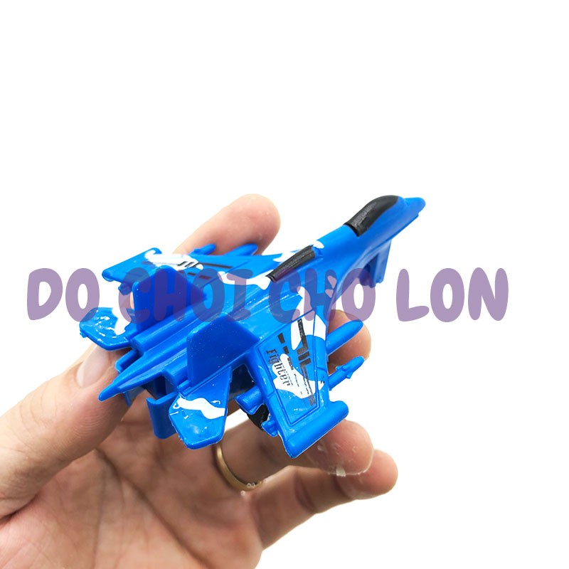 Đồ chơi mô hình máy bay chiến đấu bằng nhựa chạy trớn 1 chiếc 588-180A