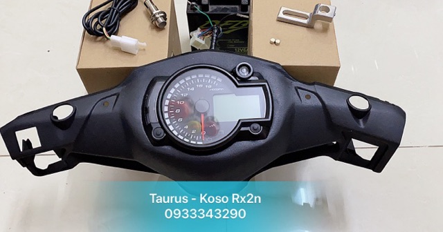 TRỌN BỘ BỢ CỔ XE TAURUS CHẾ ĐỒNG HỒ KOSO RX2N