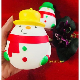 ĐỒ CHƠI SQUISHY NGƯỜI TUYẾT NGỘ NGHĨNH đáng yêu hết cỡ AA