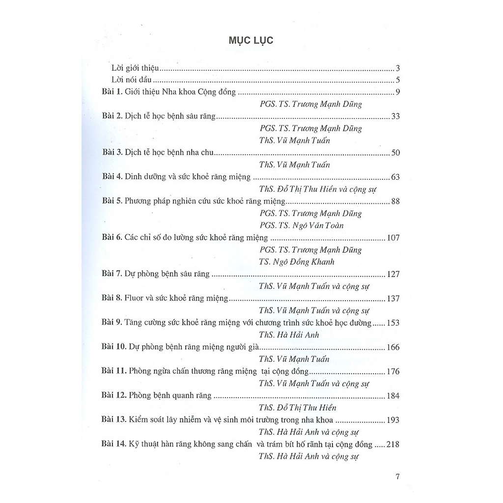 Sách - Nha Khoa Cộng Đồng - Tập 1 (Dùng Cho Sinh Viên Răng Hàm Mặt)