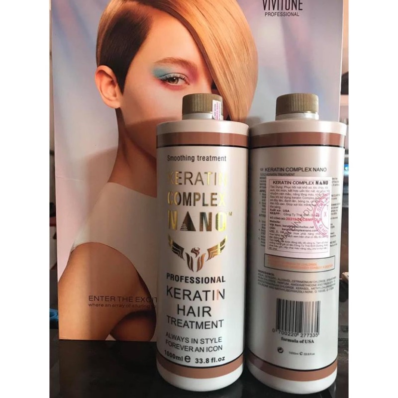Hấp dầu phục hồi Keratin Complex Nano Nâu