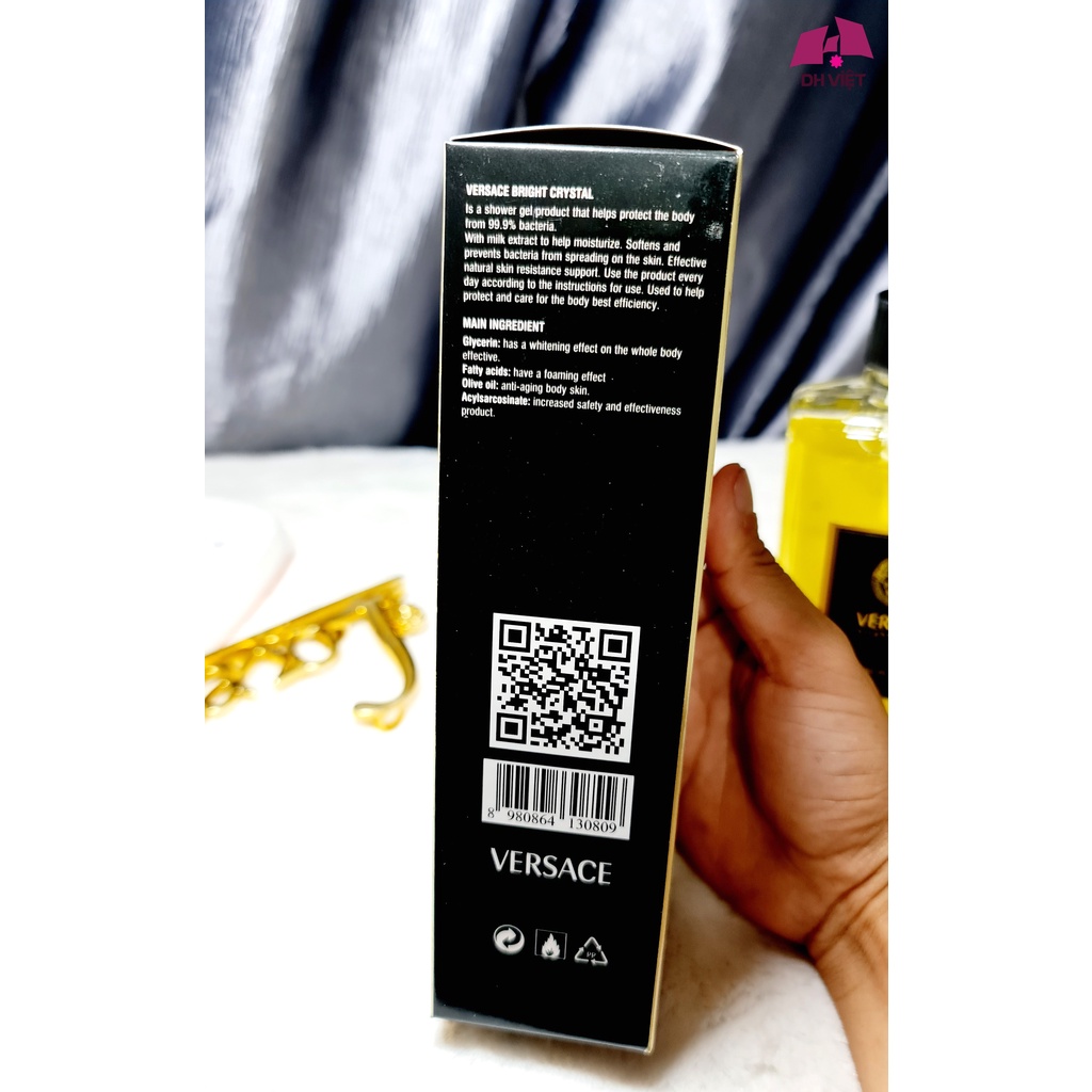 Sữa Tắm Nước Hoa VERSACE Chính Hãng - Hương Thơm Quyến Rũ 450ml