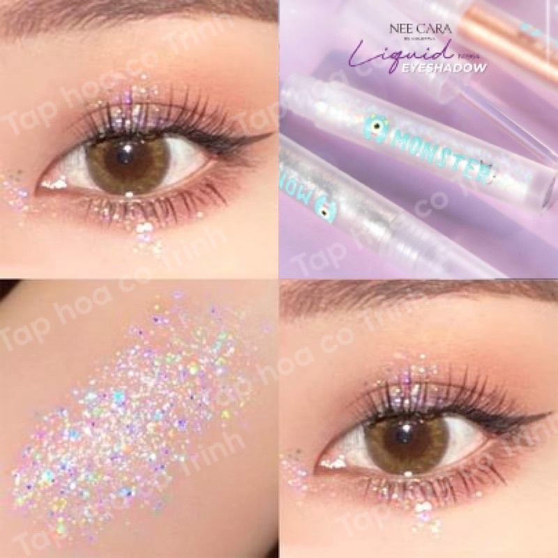 Nhũ mắt kim tuyến Nee Cara, highlight bắt sáng bền màu chống nước N1964
