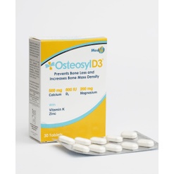 Viên Uống Bổ Sung Canxi D3 Magie Kẽm OSTEOSYL D3 Giúp Xương Răng Chắc Khỏe 30 Viên - TP110