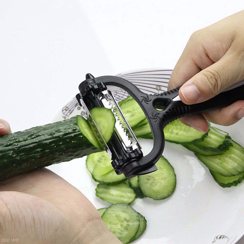 Dụng cụ gọt vỏ rau củ quả đa năng bằng inox